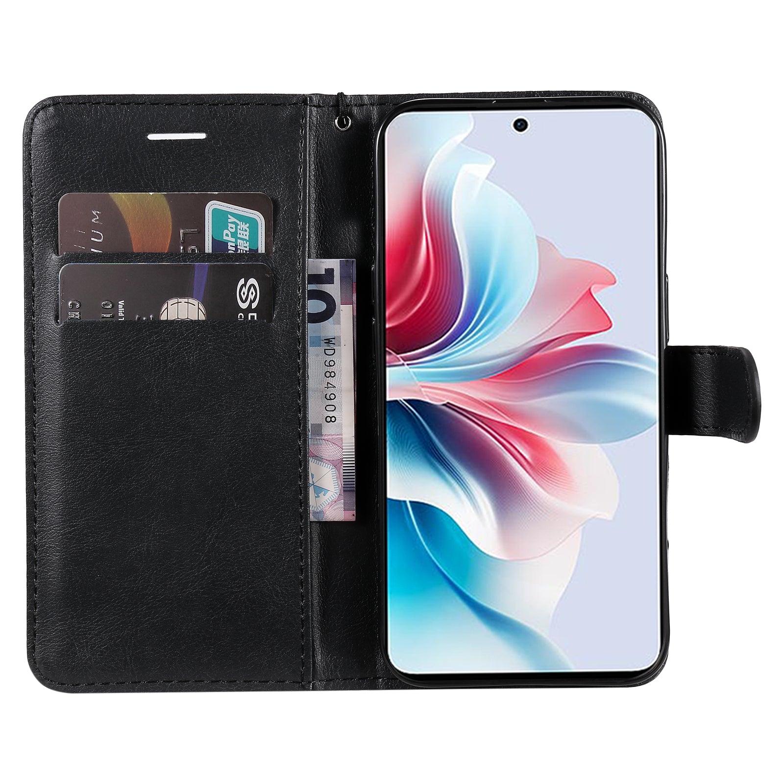 KT Leather Series-2 for Oppo Reno11 F 5G Case Solid Color Leather Wallet Flip Protective Phone Cover KT Leather Series-2 for Oppo Reno11 F 5G Case Solid Color Leather Wallet Flip Protective Phone Cover